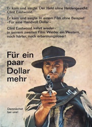 For A Few Dollars More Original German Movie Poster
Vintage Movie Poster