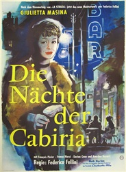 Nights Of Cabiria Original German Movie Poster
Vintage Movie Poster