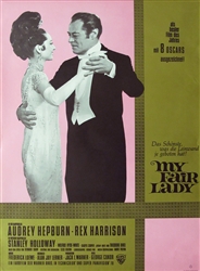 My Fair Lady Original German Movie Poster
Vintage Movie Poster
Audrey Hepburn
Rex Harrison