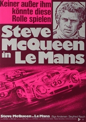 Le Mans Original German Movie Poster
Vintage Movie Poster
Steve McQueen