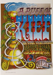 Rick Griffin Puff of Kief Signed Poster