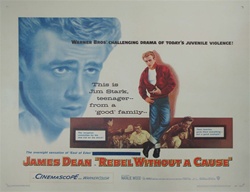 Rebel Without a Cause Original US Half Sheet