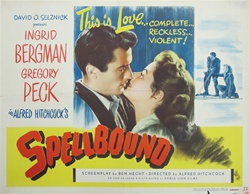Spellbound US Half Sheet
Vintage Movie Poster
Alfred Hitchcock
