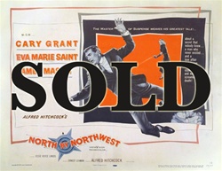 North by Northwest US Half Sheet
Vintage Movie Poster