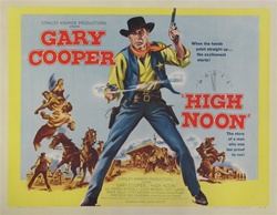 High Noon Original US Half Sheet
Vintage Movie Poster
Gary Cooper