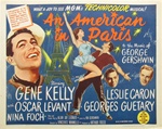 An American In Paris Original US Half Sheet
Vintage Movie Poster
Gene Kelly