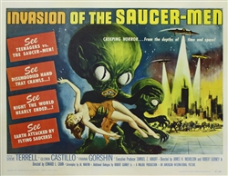 Invasion of the Saucer Men Original US Half Sheet