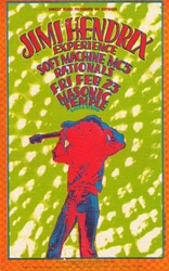 Jimi Hendrix Experience Original Concert Handbill