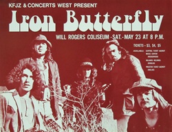 Iron Butterfly Original Concert Handbill