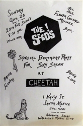 The Seeds Original Concert Handbill
