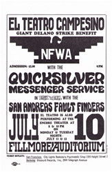 Quicksilver Messenger Service Original Concert Handbill
Vintage Rock Poster