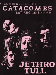 Jethro Tull Original Concert Handbill
Vintage Rock Poster