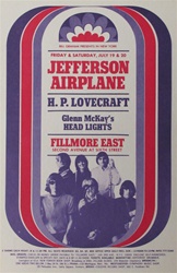 Jefferson Airplane Original Concert Handbill
Fillmore East