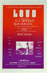 Love Original Concert Handbill
Rose Palace