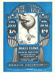 FD 35 Daily Flash And Country Joe And The Fish Original Concert Handbill
Vintage Rock Poster
Mouse and Kelley