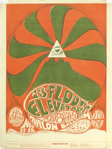 FD 34 13th Floor Elevators And Moby Grape Original Concert