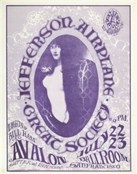 FD 17 Jefferson Airplane And The Great Society Original Concert Handbill
Vintage Rock Poster
Mouse and Kelley