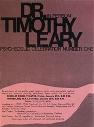 Timothy Leary Original Handbill
