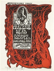 The Old Cheese Factory Grateful Dead Original Concert Handbill