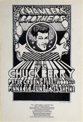 The Chambers Brothers And Chuck Berry And Fleetwood Mac Original Concert Handbill
Vintage Rock Poster
John Van Hamersveld