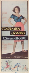 Carmen Jones Original US Insert
Vintage Movie Poster
Dorothy Dandridge