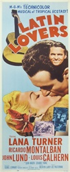 Latin Lovers Original US Insert
Vintage Movie Poster
Lana Turner