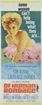 Of Human Bondage Original US Insert
Vintage Movie Poster
Kim Novak