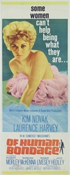 Of Human Bondage Original US Insert
Vintage Movie Poster
Kim Novak