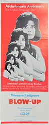 Blow Up Original US Insert
Vintage Movie Poster
Redgrave
Antonioni