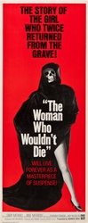 The Woman Who Wouldn't Die Original US Insert
Vintage Movie Poster