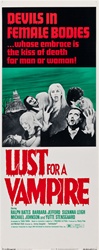 Lust For A Vampire Original US Insert
Vintage Movie Poster