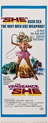 The Vengeance Of She Original US Insert
Vintage Movie Poster