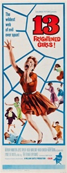 13 Frightened Girls Original US Insert
Vintage Movie Poster