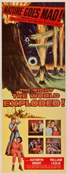 The Night The World Exploded Original US Insert
Vintage Movie Poster