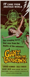 Giant From The Unknown Original US Insert
Vintage Movie Poster