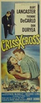 Criss Cross Original US Insert
Vintage Movie Poster
Burt Lancaster