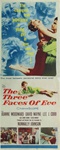 The Three Faces of Eve Original US Insert
Vintage Movie Poster
Joanne Woodward