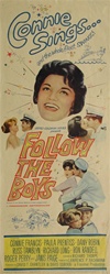 Follow the Boys Original US Insert
Vintage Movie Poster
Connie Francis