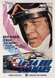 Le Mans Italian 4 Sheet
Vintage Movie Poster
Steve McQueen