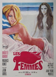 Les Femmes Italian 2 Sheet
Vintage Movie Poster
Brigette Bardot