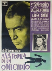 Anatomy Of A Murder Italian 4 Sheet
Vintage Movie Poster
James Stewart