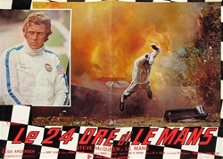 Le Mans Original Italian Photobusta
Vintage Movie Poster
Steve McQueen