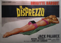 The Contempt Original Italian 2 Sheet
Vintage Movie Poster
Bardot