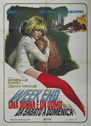 Week End Original Italian 2 Sheet
Vintage Movie Poster