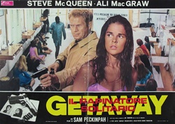 The Getaway Original Italian Photobusta
Vintage Movie Poster
Steve McQueen