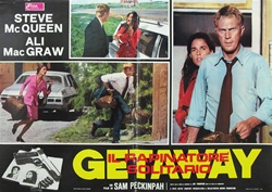 The Getaway Original Italian Photobusta
Vintage Movie Poster
Steve McQueen