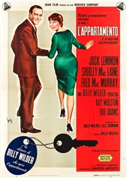 The Apartment Italian 4 Sheet
Vintage Movie Poster
Jack Lemmon
Best Picture