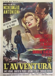 L' Avventura Italian 2 Sheet
Vintage Movie Poster
Antonioni