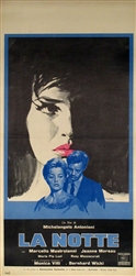 La Notte Original Italian Locandina
Vintage Movie Poster
Antonioni