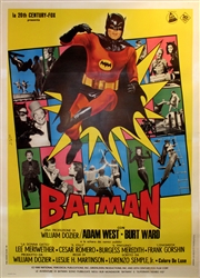 Batman Italian 4 Sheet
Vintage Movie Poster
Adam West